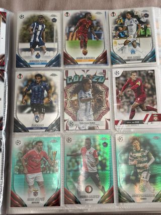 Álbum de cromos de Fútbol.