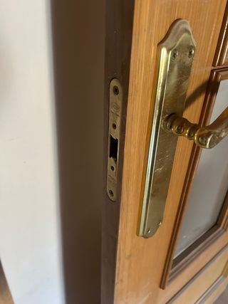 Puertas madera con cristal