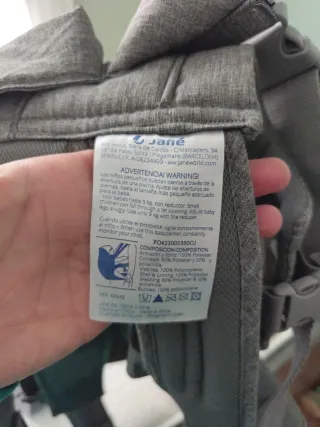 Mochila portabebés Jane +9kg