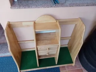 Organizador de entrada de madera