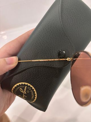 Gafas Ray-Ban Redondas Cristal Rosa Dorado