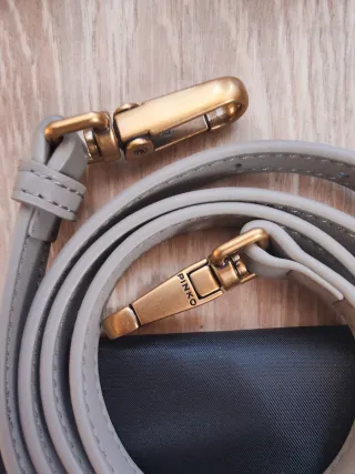 Borsa Pinko Half Moon Grigia