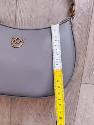 Borsa Pinko Half Moon Grigia