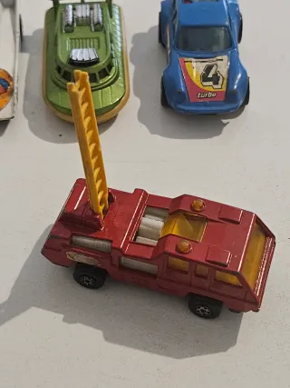 Lotto 4 Macchinine Matchbox Majorette Corgi