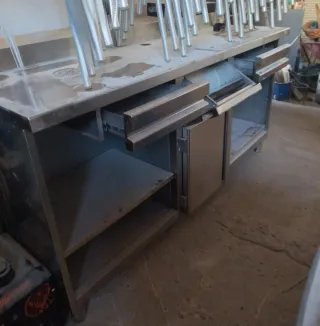 Mueble cafetero FAGOR  acero inoxidable 200 cms