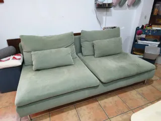 Sofá Söderhamn Ikea Verde Tela