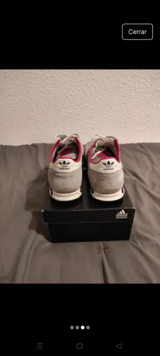 Zapatillas Adidas Talla 38 Gris/Rosa