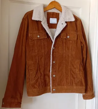 Chaqueta chico forrada borreguito.