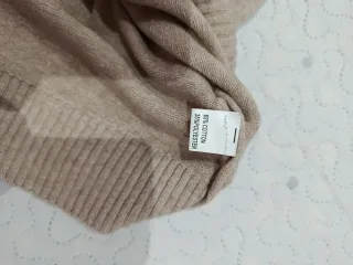 Jersey de punto de mujer beige