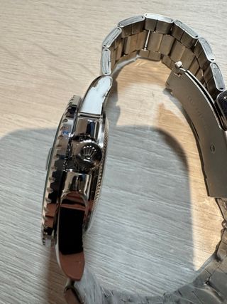 Reloj Submariner Negro y Plateado