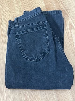 Pantalón recto Mango negro