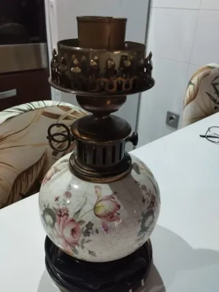 Lámpara Vintage Cerámica y Metal