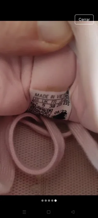 Zapatillas Adidas Rosa Talla 38