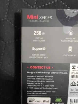Cámara Térmica HIKMICRO Mini2 V2 Android/iOS