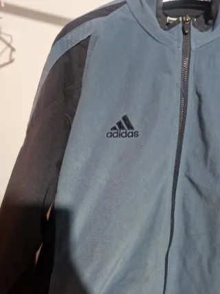 Chaqueta Real Madrid Adidas Azul y Negra