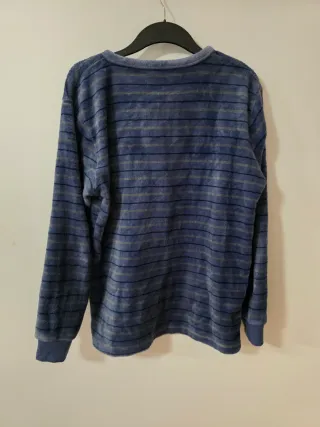 Pijama niño rayas azules