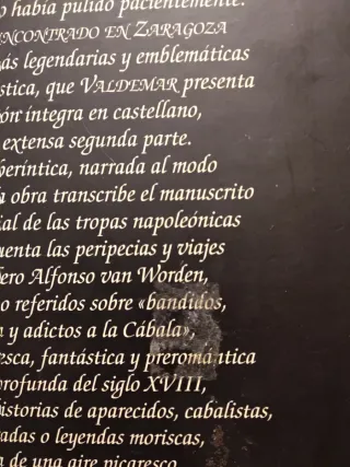 Manuscrito encontrado en Zaragoza Jan Potocki