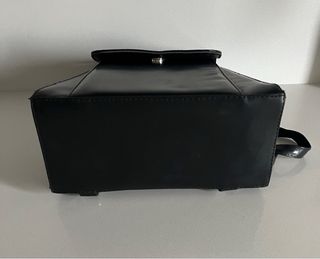 Bolso Mochila Piel Negro