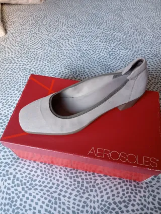 Zapatos de tacón medio Aerosoles grises