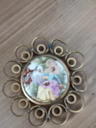 Lote 3 colgantes Limoges Francia