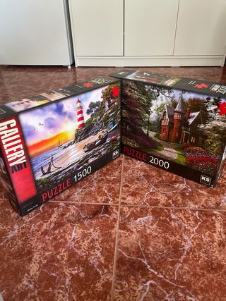 Lote 2 Puzzles 1500 y 2000 piezas