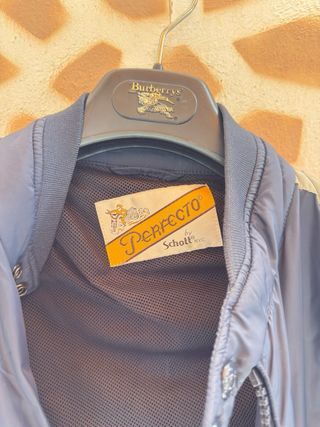 Chaqueta Schott Azul tipo bomber. perfecto estado