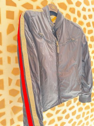 Chaqueta Schott Azul tipo bomber. perfecto estado