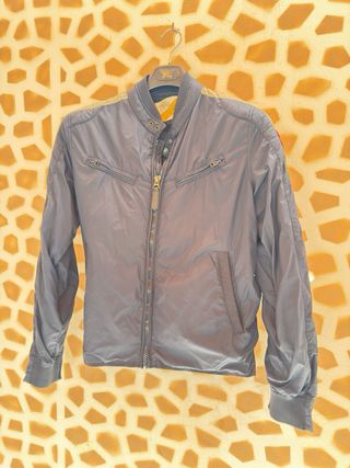Chaqueta Schott Azul tipo bomber. perfecto estado