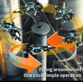 Avion/Drone K500 MAX Azul/Verde