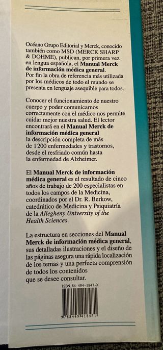 Manual Merck De Informacion Medica General (Spa...