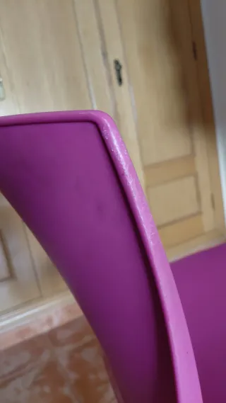 Silla de oficina rosa