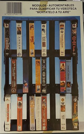 Clasificador Videoteca VHS Montable