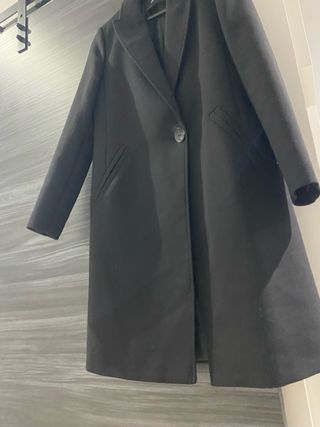 Abrigo Levita Zara Negro