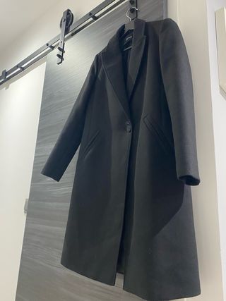 Abrigo Levita Zara Negro