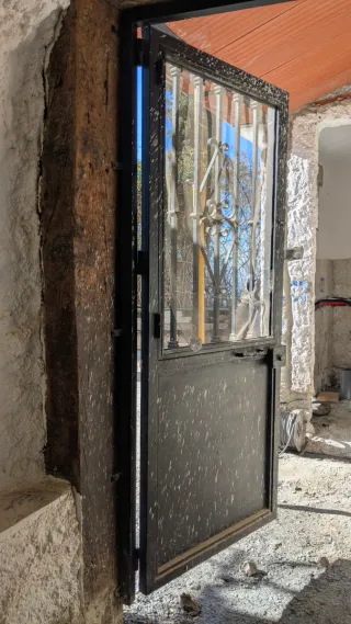 Puerta Hierro Forjado Antigua