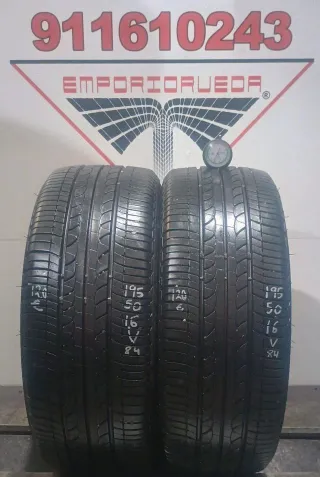 195 50 16 V BRIDGESTONE RUEDA AL 90% VIDA UTIL