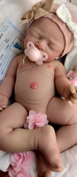 Bebé Reborn Silicona 44cm 2.5kg