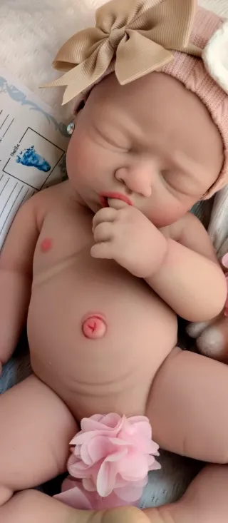 Bebé Reborn Silicona 44cm 2.5kg