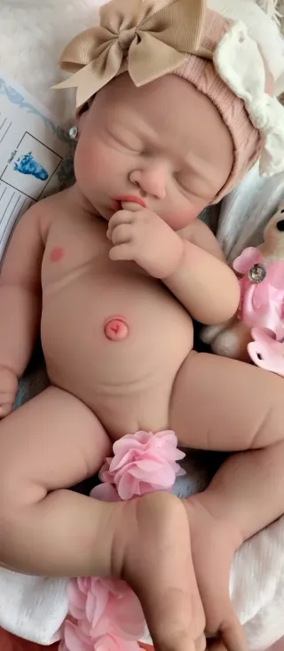 Bebé Reborn Silicona 44cm 2.5kg