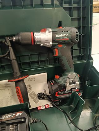 TALADRO METABO SB 18 LTX BL I + 2 BAT 5.2AH + CARG