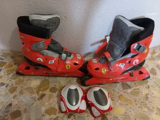 Patines Ferrari Talla Ajustable Niño/Niña