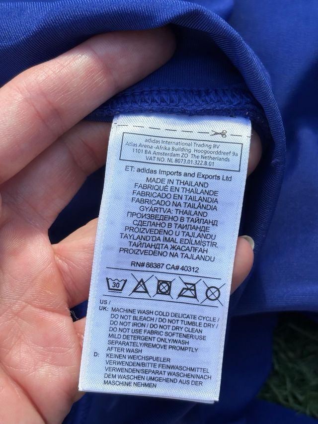 Mallas Adidas Azul Mujer