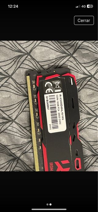 Memoria RAM DDR4 16GB 3600MHz CL16 Goodram