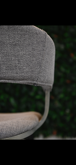 Sedia Favola Kave Home Tessuto e Metallo