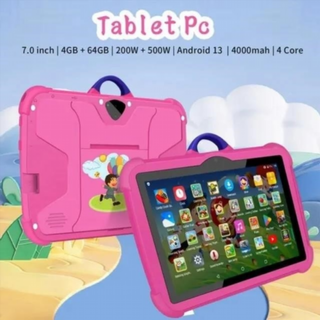 Tablet per bambini da 7'' 4GB+64GB Rosa