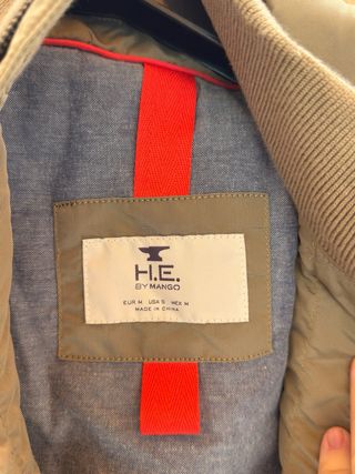 Chaqueta Mango Verde Oliva