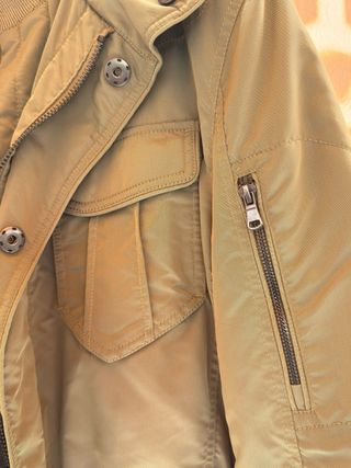 Chaqueta Mango Verde Oliva