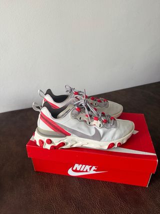 Nike React Element 55 Blancas Talla 40