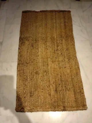 Tappeto in spago beige e marrone