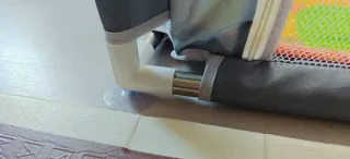 Parque infantil para bebés con alfombra 120x120